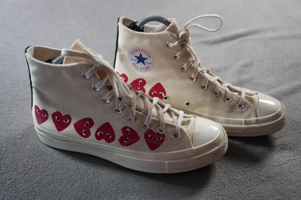 Converse Chuck Taylor All Star 70 Hi Top Comme des Garcons Play Multi Heart US 9